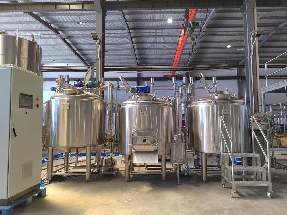 1000L brewery system,2000L fermenter,3-Vessel brewhouse,Automatic brewery equipment
